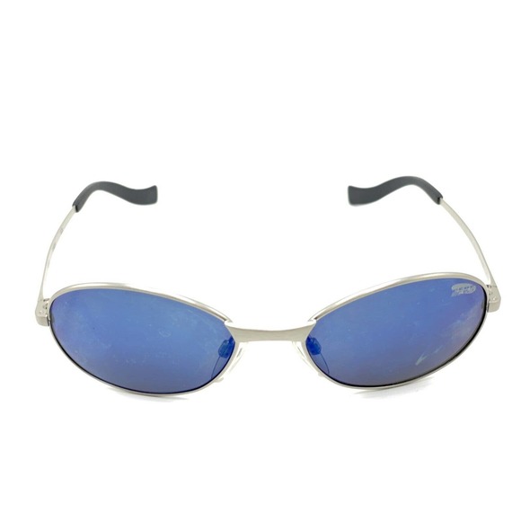 CEBE MC1500 0261 0831 Silver Metal Oval Wrap Sunglasses Designer Men Women - Picture 2 of 12